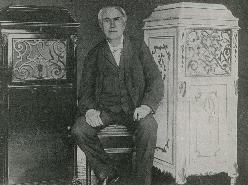 Thomas Edison, Amerikaanse uitvinder door American Photographer