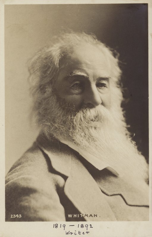 Walt Whitman (1819-1893), Amerikaanse dichter door American Photographer