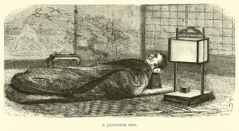 Een Japans bed door American School