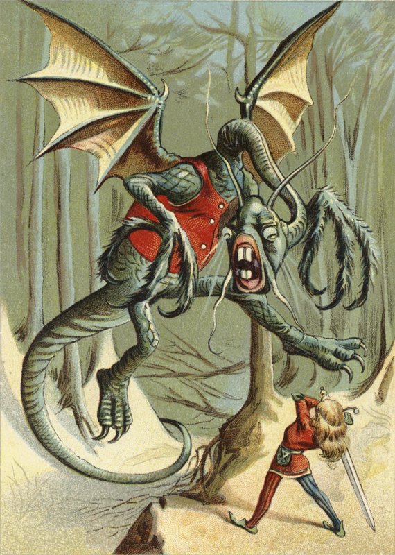 Pas op voor de Jabberwock, mijn zoon. door American School