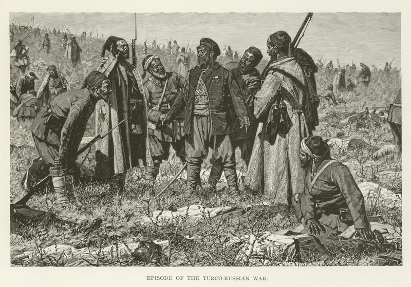 Episode van de Turks-Russische oorlog door American School