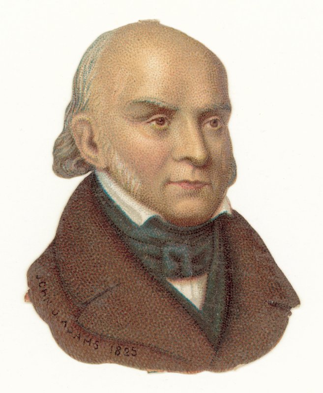 John Quincy Adams door American School