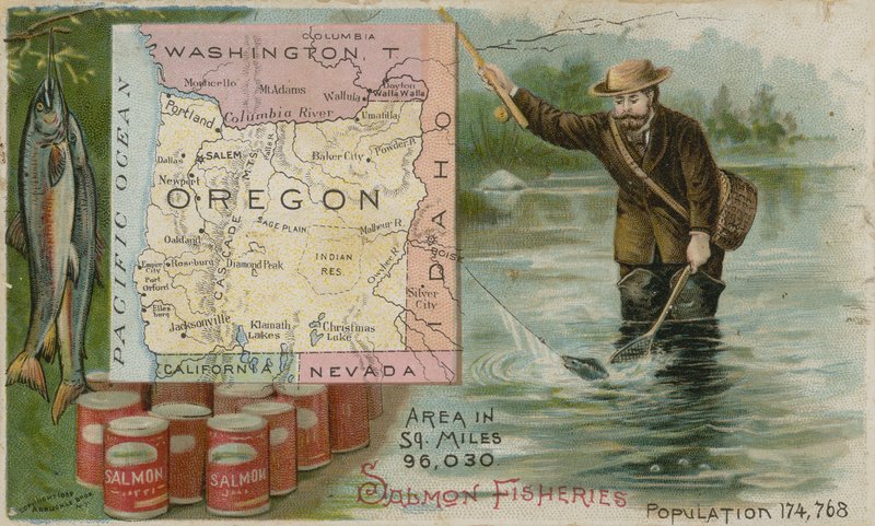 Oregon - Zalmvisserijen door American School