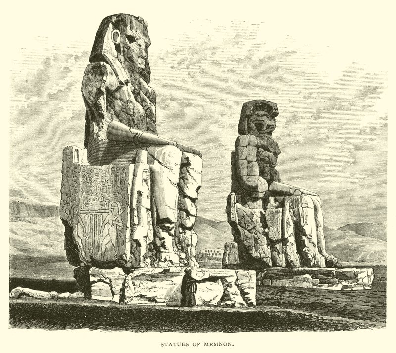 Beelden van Memnon door American School