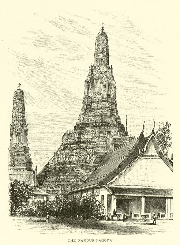 De beroemde pagode door American School