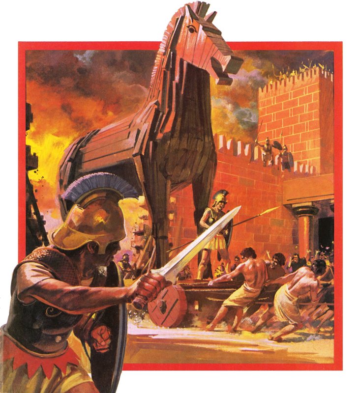 Trojan horse door Andrew Howat
