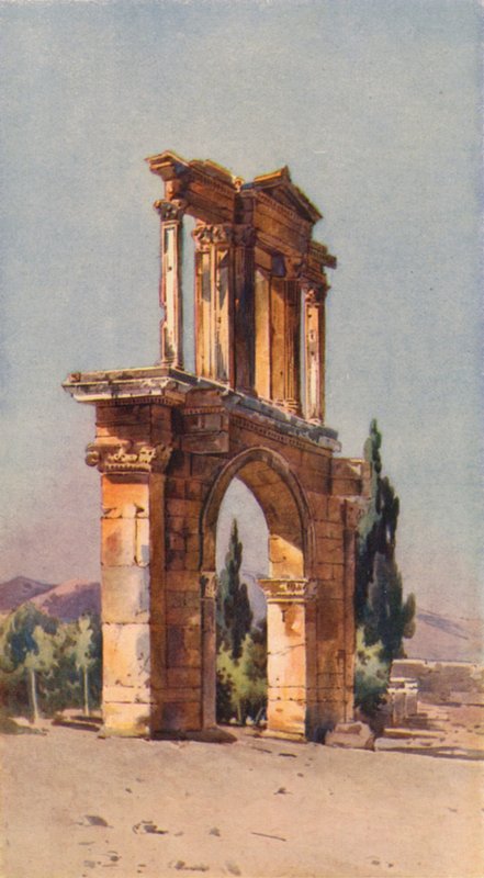 Boog van Hadrianus, Athene door Angelos Giallinos