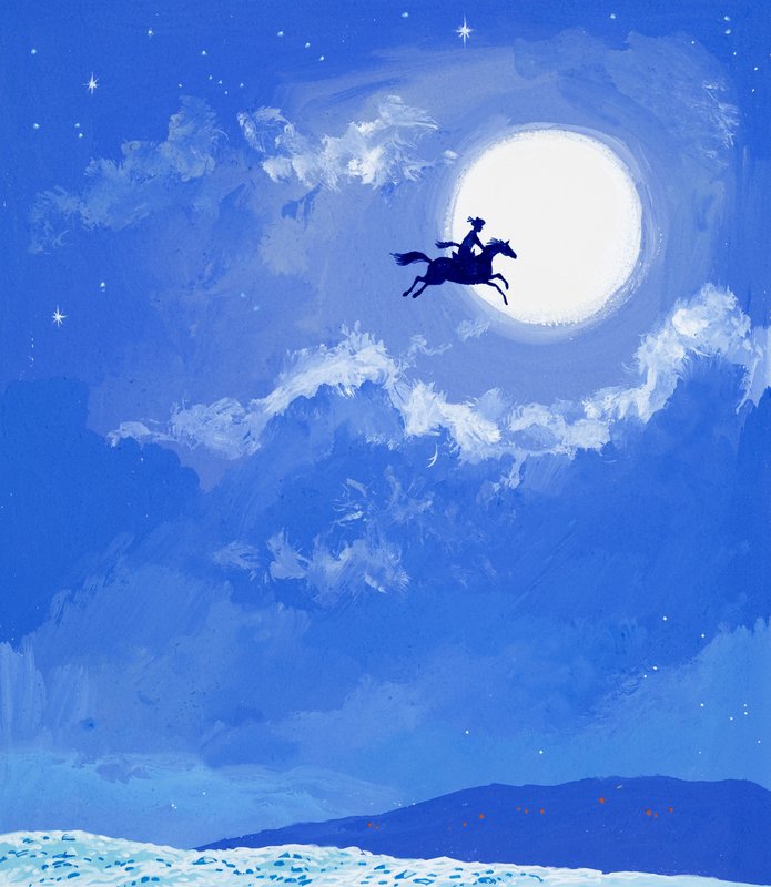 Magisch paard door Angus McBride