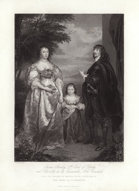 James Stanley door Anthony van Dyck