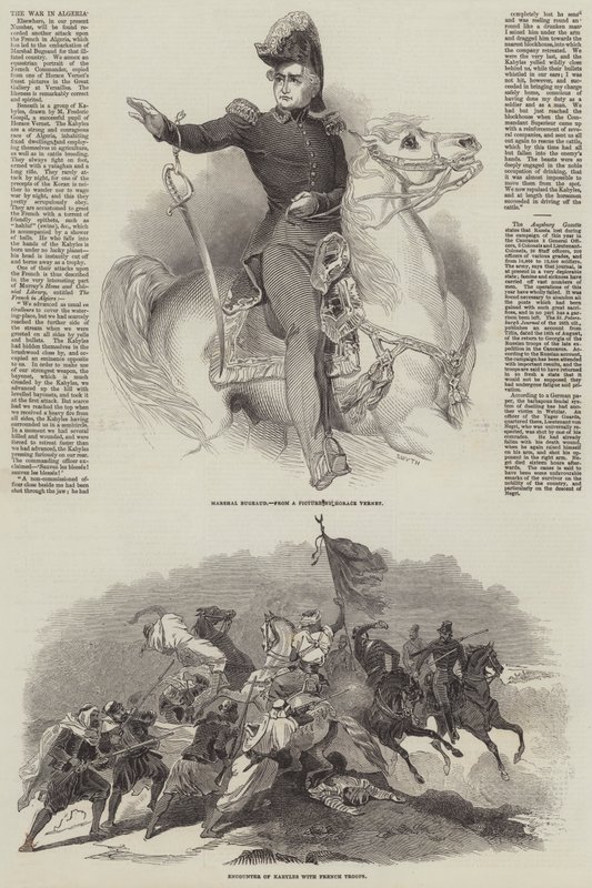 De oorlog in Algerije door Antoine Charles Horace Vernet