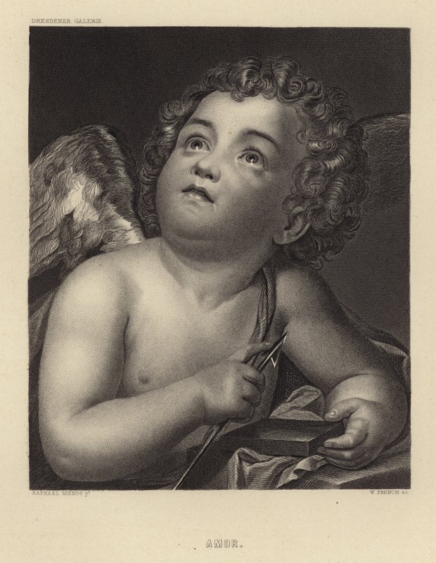 Amor door Anton Raphael Mengs