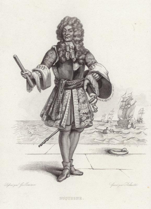 Portret van Abraham Duquesne door Armand Guilleminot