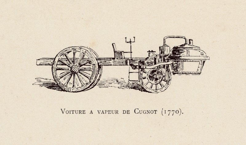 Cugnots stoomwagen door Armand Jean Heins
