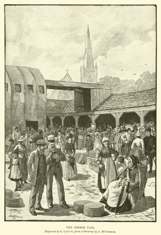 De Kaasmarkt door Arthur David McCormick
