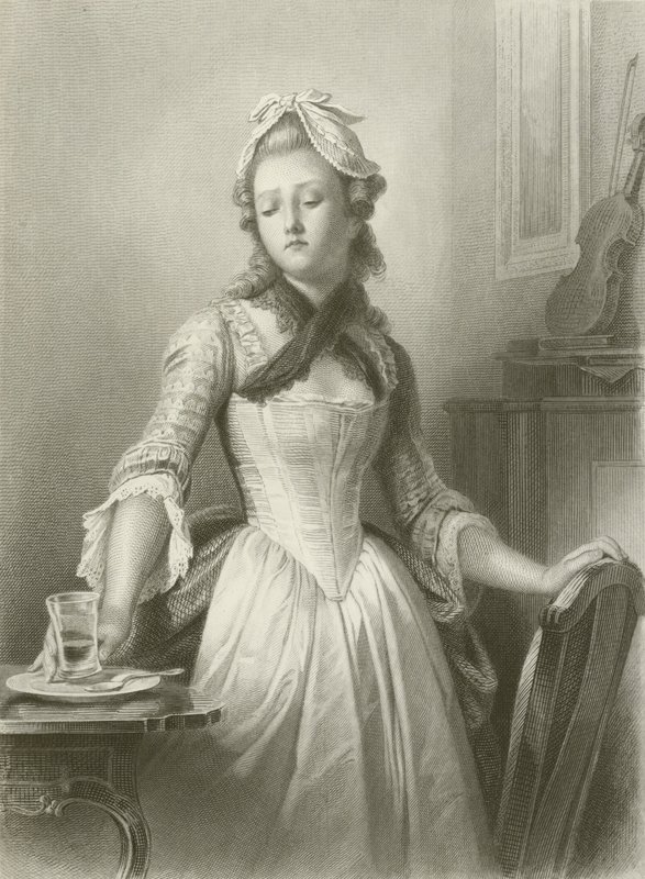 Luise Miller door Arthur Georg von Ramberg