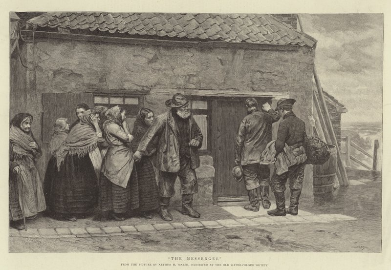 De boodschapper door Arthur Hardwick Marsh