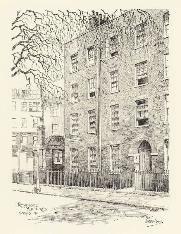 1 Raymond Buildings, Gray
