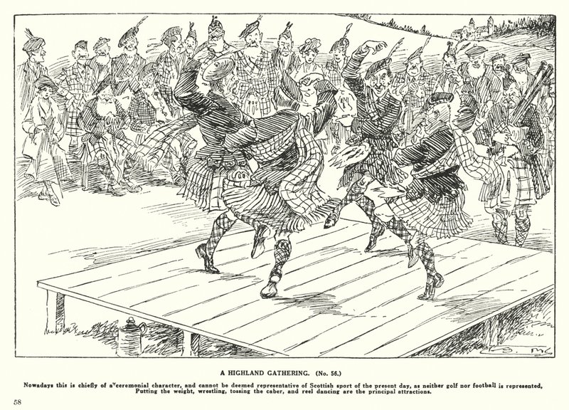 Een Highland bijeenkomst door Arthur Moreland