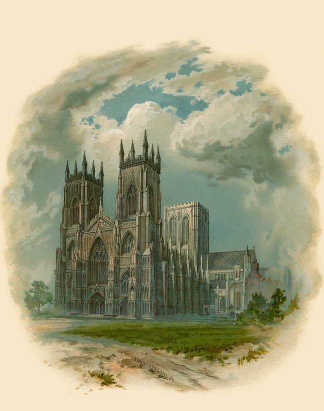 York Minster, westfront door Arthur Wilde Parsons
