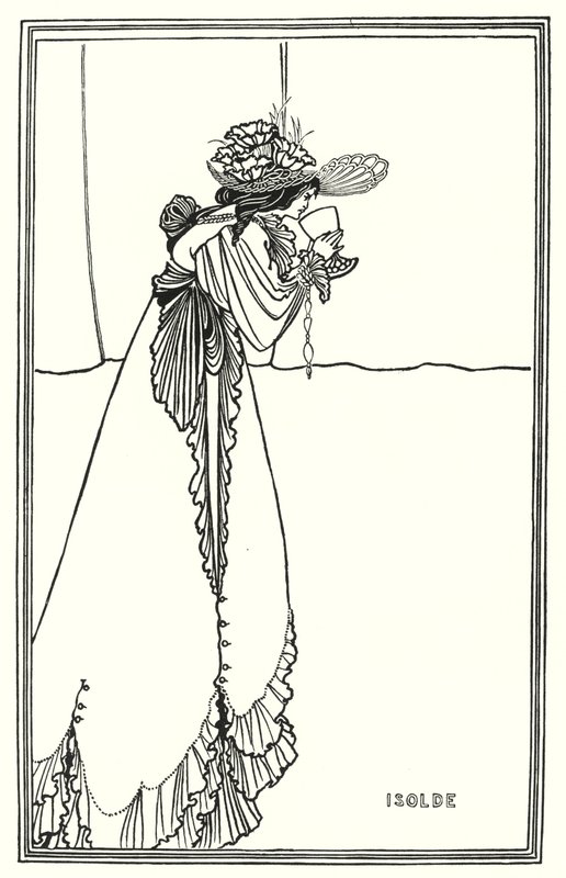 Isolde door Aubrey Beardsley