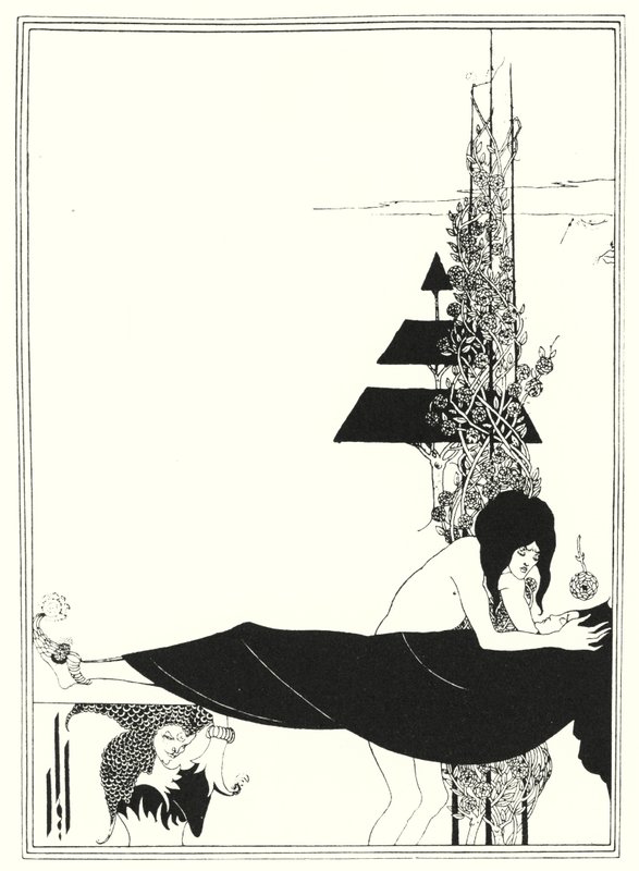 De Platonische Klaagzang (gravure) door Aubrey (after) Beardsley