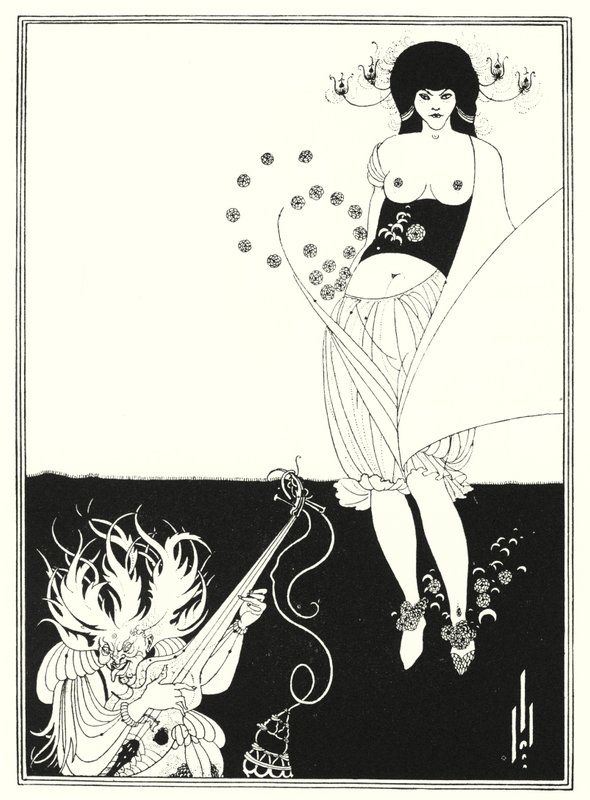 De Buikdans door Aubrey (after) Beardsley