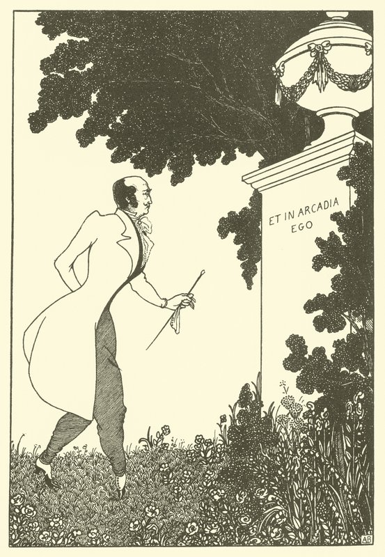 Et In Arcadia Ego door Aubrey Beardsley