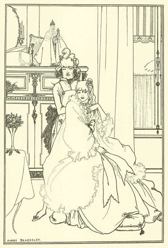Het Coiffing door Aubrey Beardsley