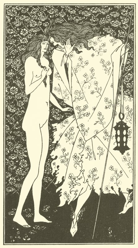 De mysterieuze rozentuin door Aubrey Beardsley