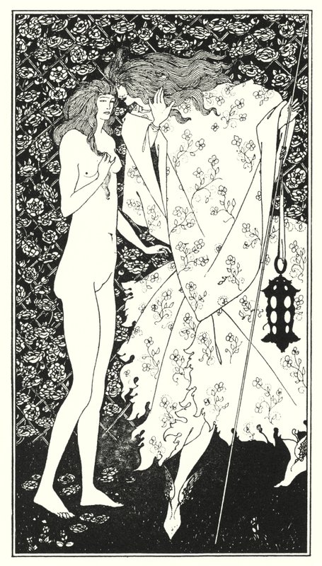 De mysterieuze rozentuin door Aubrey Beardsley