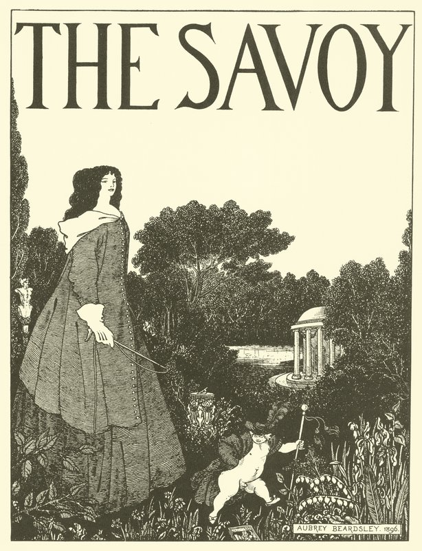 The Savoy door Aubrey Beardsley