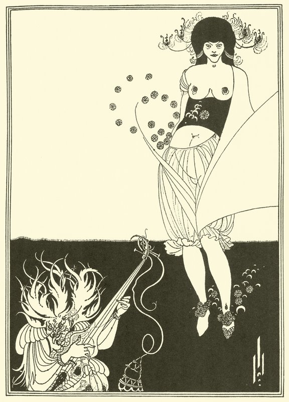 De buikdans door Aubrey Beardsley