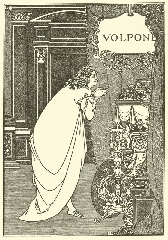 Volpone door Aubrey Beardsley