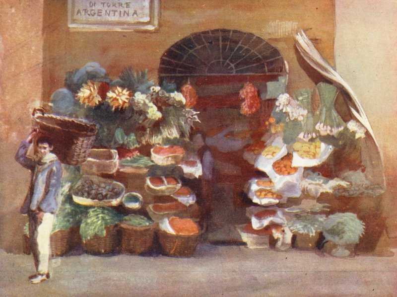 Rome: Fruithandelaar door Aubrey Waterfield
