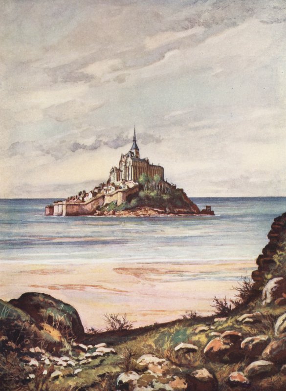 Frankrijk: Le Mont Saint-Michel door Auguste Gerardin