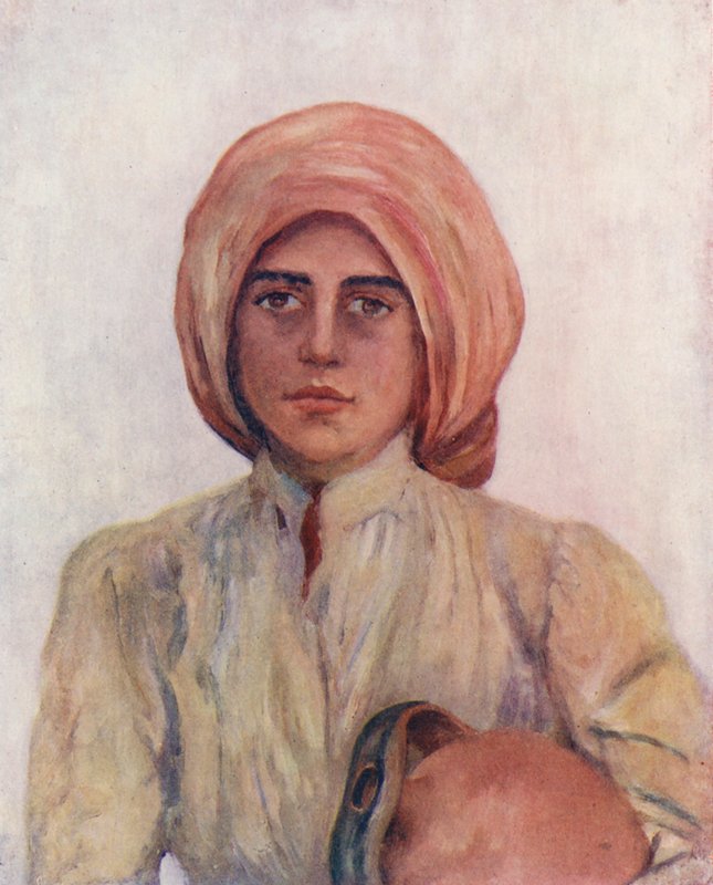 Boerenmeisje van Capri door Augustine Fitzgerald