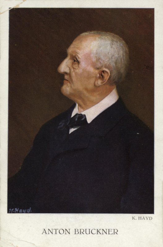 Anton Bruckner, Oostenrijkse componist (1824-1896) door Austrian School