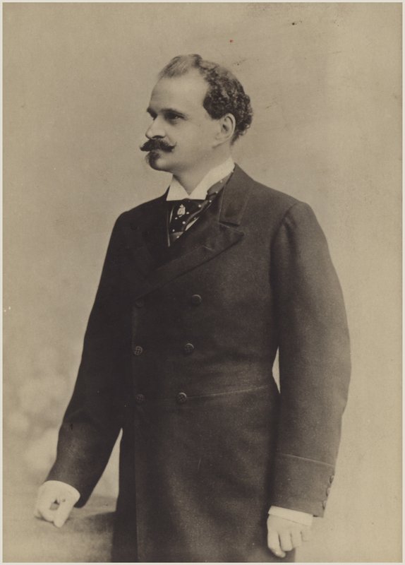 Portret van Eduard Strauss door Austrian School
