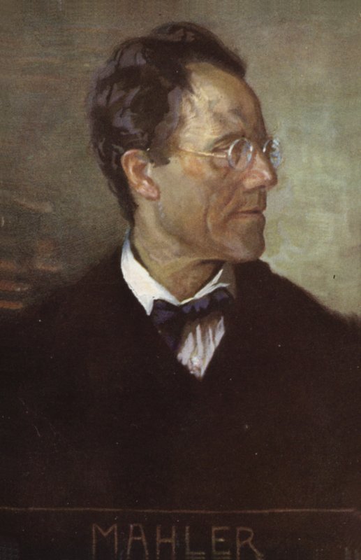 Portret van Gustav Mahler door Austrian School
