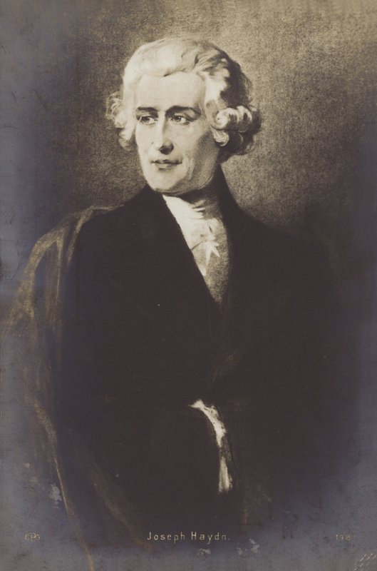Portret van Joseph Haydn door Austrian School