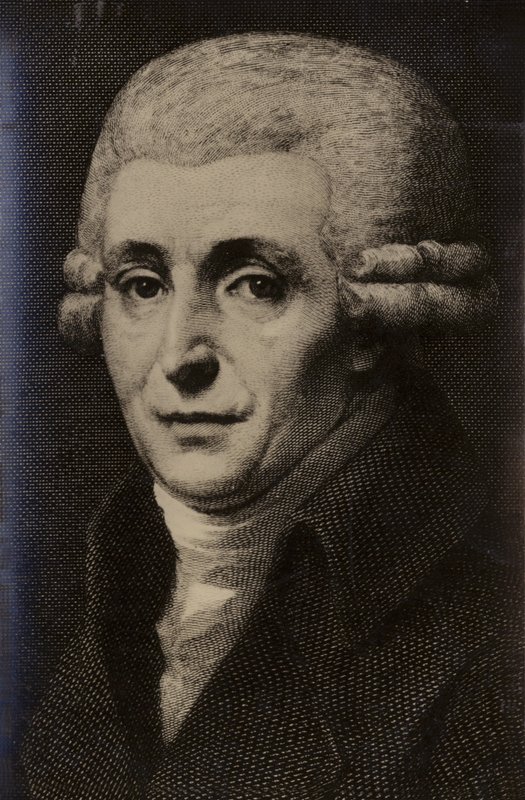Portret van Joseph Haydn door Austrian School