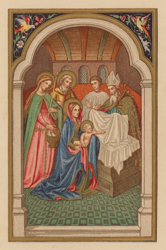 Zuivering van de Heilige Maagd Maria door Austrian School