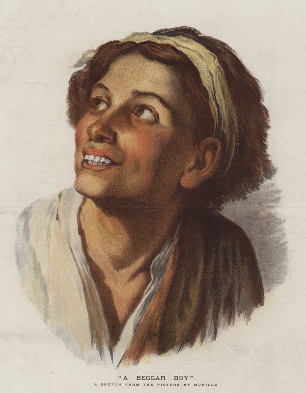 Een bedelaarsjongen door Bartolomé Esteban Murillo