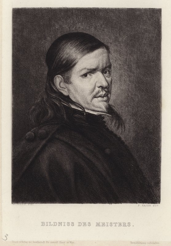 Portret van Bartolome Esteban Murillo door Bartolomé Esteban Murillo