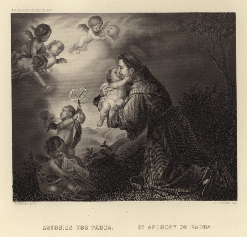Sint Antonius van Padua door Bartolomé Esteban Murillo