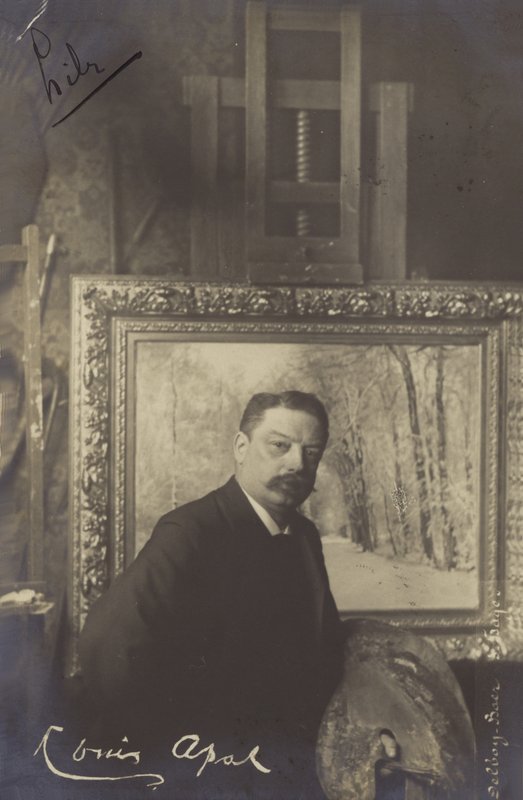 Louis Apol, Nederlandse schilder door Belgian Photographer