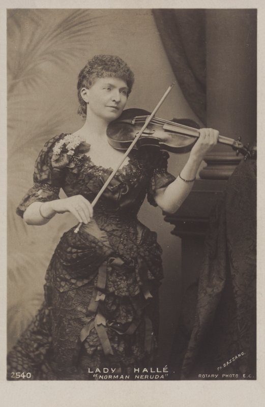 Wilma Neruda, Lady Halle, Moravische violiste door Belgian Photographer