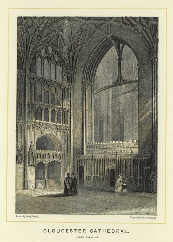 Kathedraal van Gloucester, noord transept door Benjamin Baud