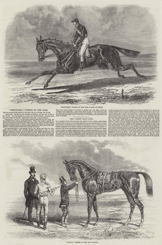 Winnende Renpaarden door Benjamin Herring