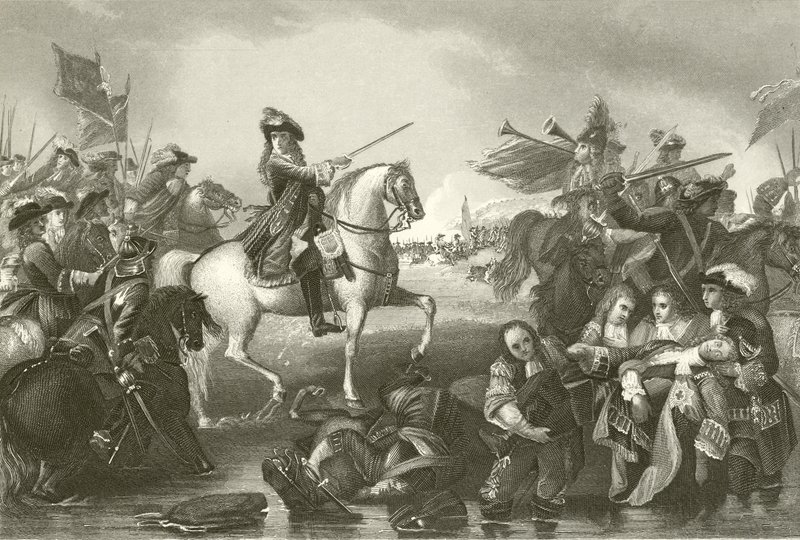 Slag aan de Boyne door Benjamin West